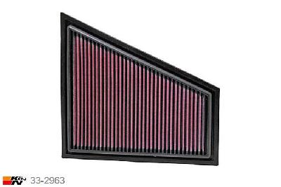 33-2963 K&N Luchtfilter, BMW X1 2.0 benzine 20i en 28i, 2011-2015