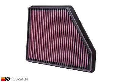 33-2434 K&N Luchtfilter Lengte 295 mm, Breedte 232 mm, Chevrolet Camaro ZL1 6.2, 2012-2014