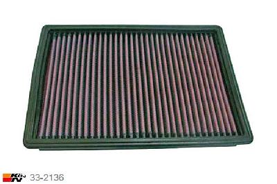 33-2136 K&N Luchtfilter Lengte 243 mm, Breedte 181 mm, Chrysler 300M 3.5, 1999-2004