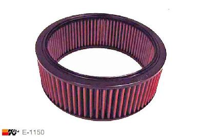 E-1150 K&N Luchtfilter Buitendiameter 254 mm , Binnendiameter 203 mm , Hoogte 89 mm, Dacia Sandero 1.6 8V, 2008-2012