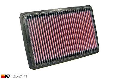 33-2171 K&N Luchtfilter Lengte 244 mm, Breedte 167 mm, Fiat Bravo 1.2 16V oe# 46481588, 80/82PK, 1998-2001