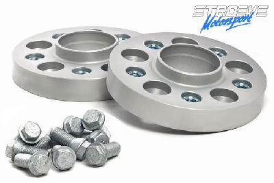 30mm Spoorverbreders, Renault, Koleos (Y), 09/2008-, Steek 5x114,3, Naafgat 66,0 mm, Prijs per set van 2 verbreders incl. wielbouten om spacer op de naaf te monteren