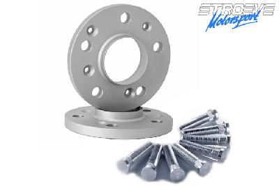 16mm Spoorverbreders, Toyota, Avensis I (T22), 01/1998-03/2003, Steek 5x100, Naafgat 54,1 mm, Prijs per set van 2 verbreders incl. 10 langere draadeinden