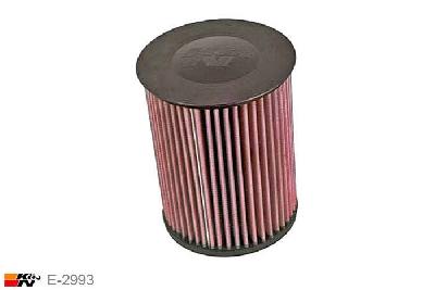 E-2993 K&N Luchtfilter Buitendiameter 159 mm , Binnendiameter 70 mm , Hoogte 210 mm, Ford Focus 2.5, 2009-2010