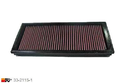 33-2115-1 K&N Luchtfilter Lengte 319 mm, Breedte 148 mm, Ford Mondeo 2.5 V6 24V tot 10/2000, 170PK, 2000-2006