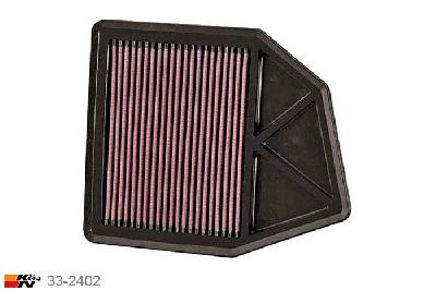 33-2402 K&N Luchtfilter, Honda Accord 2.4 USA modellen, 2008-2010