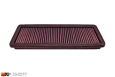 33-2277 K&N Luchtfilter Lengte 329 mm, Breedte 143 mm, Honda Accord 3.0, 2003-2007
