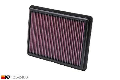 33-2403 K&N Luchtfilter Lengte 260 mm, Breedte 203 mm, Honda Accord 3.5, 2008-2012