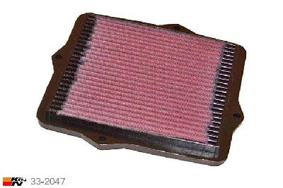 33-2047 K&N Luchtfilter, Honda Civic 1.5 SOHC VTec/VTi alleen 3-/5 deurs Del Sol 16V/Vtec, 90/114PK, 1995-4/2001