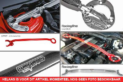 Wiechers Veerpootbrug Voor boven Staal rood gespoten, Fiat Bravo Type 182 (Bj. 1995-2001), 1 delige veerpootbrug, montage punten moeten geboord worden