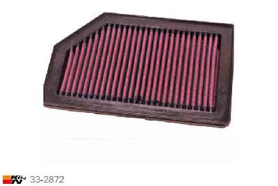 33-2872 K&N Luchtfilter, Honda Jazz 1.4 OE # 17220-REAZ00, 82PK, 2001-2008