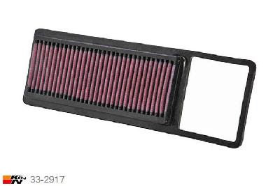 33-2917 K&N Luchtfilter, Honda Jazz 1.4 OE # 17201-PWA010, 82PK, 2001-2008