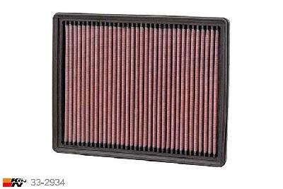 33-2934 K&N Luchtfilter Lengte 260 mm, Breedte 203 mm, Kia Carens 2.0, 2006-2011