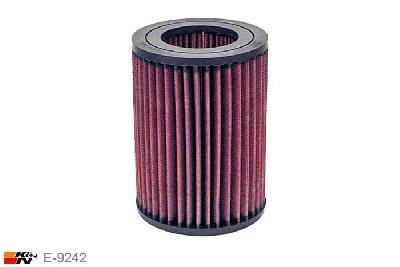 E-9242 K&N Luchtfilter Buitendiameter 110 mm , Binnendiameter 62 mm , Hoogte 151 mm, Mercedes A190 1.9 W168, 125PK, 1997-2004