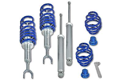 GF150121, Triple-S Schroefset, VW Passat 1.6/ 1.8/ 1.8T/ 2.0/ 1.9TDi/ 2.5 Tdi V6  (Excl.4 Motion) 3BG 11/2000-05/2005, 1250KG max vooraslast, Niet geschikt voor Stationwagen