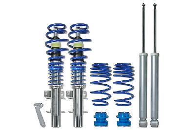 GF150185, Triple-S Schroefset, VW Polo 1.2/ 1.4/ 1.6/ 1.8T/ 1.4 TDi/ 1.9SDi/ 1.9TDi 9N 10/2001-11/2009, 960KG max vooraslast, Bij deze set zijn verkorte koppelstangen noodzakelijk, deze zijn los verkrijgbaar.