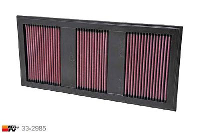 33-2985 K&N Luchtfilter, Mercedes ML350 3.5, 306PK, 2011-2015
