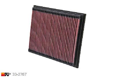 33-2767 K&N Luchtfilter Lengte 235 mm, Breedte 197 mm, Mercedes SLK230 2.3, 193PK, 1996-2004