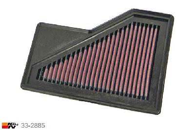 33-2885 K&N Luchtfilter, Mini Cooper 1.6 handgeschakeld, 7/2004-2008