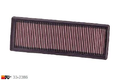 33-2386 K&N Luchtfilter Lengte 365 mm, Breedte 130 mm, Mini Cooper 1.6 coup en eacute automaat USA, 2007-2014