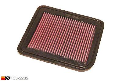 33-2285 K&N Luchtfilter Lengte 233 mm, Breedte 218 mm, Mitsubishi Eclipse 2.4, 2006-2012