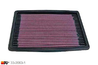 33-2063-1 K&N Luchtfilter Lengte 241 mm, Breedte 183 mm, Opel Sintra 3.0 24V V6, 201PK, 1996-1999