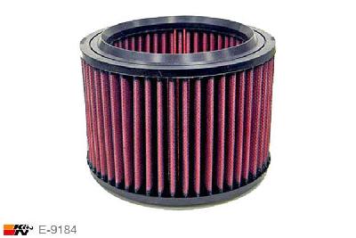 E-9184 K&N Luchtfilter Buitendiameter 162 mm , Binnendiameter 121 mm , Hoogte 124 mm, Peugeot 205 1.8 GLD/GRD/SRD/ XLD/XTD, 60/64PK, 1983-7/1993