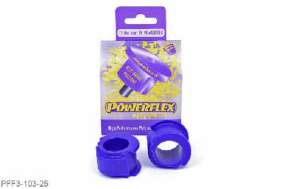 PFF3-103-25, Audi S/RS 80, 90 Quattro inc Avant (1983-1992) S2 Coupe B3 (1991-1996), Front Anti Roll Bar Mount 25mm  25mm, 2 stuk(s) benodigd  per auto, 2 stuk(s) in verpakking, prijs per set van 2 stuk(s)