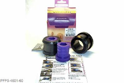 PFF5-4601-60, BMW E46 3 Series Compact, Front Wishbone Rear Bush PFF5-4601-60 is for the earlier models with 60 bore mounting - check diameter before ordering 60mm, 2 stuk(s) benodigd  per auto, 2 stuk(s) in verpakking, prijs per set van 2 stuk(s)
