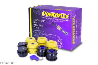 PF5K-1003, BMW E46 3 Series Compact, Powerflex Handling Pack Suitable for Non M3 - 66mm. Included within this handling pack are the following parts:PFF5-4601PFR5-3608PFR5-4610PFR5-4611, 1 stuk(s) benodigd  per auto, 1 stuk(s) in verpakking, prijs per set van 1 stuk(s)