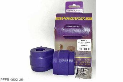 PFF5-4602-26, BMW E46 3 Series Xi/XD (4 Wheel Drive), Front Anti Roll Bar Bush 26mm Please check Anti roll bar size before ordering 26mm, 2 stuk(s) benodigd  per auto, 2 stuk(s) in verpakking, prijs per set van 2 stuk(s)