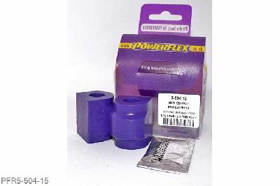 PFR5-504-15, BMW E46 3 Series Xi/XD (4 Wheel Drive), Rear Roll Bar Mounting Bush 15mm Please check anti roll bar diameter before ordering - Some part numbers may be described as for the rear but are also for the front anti roll bar on some models. It will not fit E24 6 series models built before 05/1982. 15mm, 2 stuk(s) benodigd  per auto, 2 stuk(s) in verpakking, prijs per set van 2 stuk(s)
