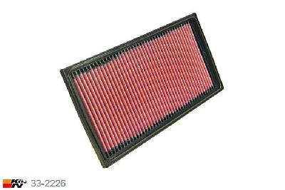 33-2226 K&N Luchtfilter Lengte 313 mm, Breedte 157 mm, Peugeot 406 3.0 V6 24V, 210PK, 2000-2004