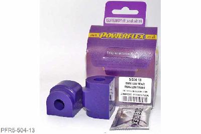 PFR5-504-13, BMW E39 5 Series 520 to 530, Rear Anti Roll Bar Mounting Bush 13mm Please check anti roll bar diameter before ordering - Some part numbers may be described as for the rear but are also for the front anti roll bar on some models. It will not fit E24 6 series models built before 05/1982. 13mm, 2 stuk(s) benodigd  per auto, 2 stuk(s) in verpakking, prijs per set van 2 stuk(s)