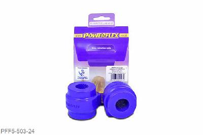 PFF5-503-24, BMW E39 5 Series 520 to 530 Touring, Front Anti Roll Bar Mounting Bush 24mm This bush fits E39 5 series non M sport suspension models and E38 7 series. 24mm, 2 stuk(s) benodigd  per auto, 2 stuk(s) in verpakking, prijs per set van 2 stuk(s)