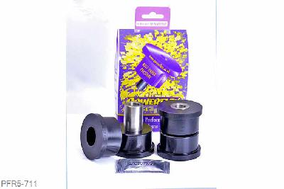 PFR5-711, BMW E60 5 Series, Saloon, Rear Lower Arm Rear Bush Fits saloon models of the E60 only.  Also fits E39 M5 and Touring models that use a 14mm bolt diameter.   This part replaces the bush in E53 and E39 arm OE numbers: 33326770743 and 33326770744.  This part also replaces the bush in E60 arm OE numbers: 33326754557 and 33326754558. 14mm Bore Sleeve, 2 stuk(s) benodigd  per auto, 2 stuk(s) in verpakking, prijs per set van 2 stuk(s)