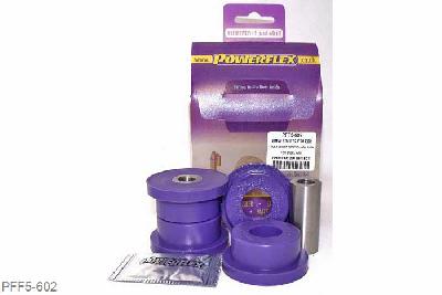 PFF5-602, BMW E32 7 Series (1988-1994), Front Inner TCA Bush This bush replaces bush part number 31121124622 which fits models with with steel arms 31121139991 & 31121139992 . For models alloy arms 31121139987 & 31121139988 use PFF5-620., 2 stuk(s) benodigd  per auto, 2 stuk(s) in verpakking, prijs per set van 2 stuk(s)