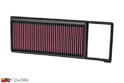 33-2984 K&N Luchtfilter, Peugeot Bipper 1.3 HDi OEM 51873070, 75PK, 9/2010-2015
