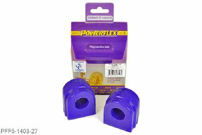 PFF5-1403-27, BMW F15 X5 (2013-), Front Anti Roll Bar Mounting Bush 27mm Fits vehicles with Non Active Anti Roll Bar, for models with Active Anti Roll Bar use PFF5-1404. This bush replaces OE part number 37116771932 27mm, 2 stuk(s) benodigd  per auto, 2 stuk(s) in verpakking, prijs per set van 2 stuk(s)