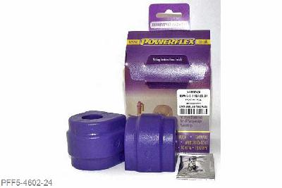 PFF5-4602-24, BMW Z4 E85 and E86 (2003-2009), Front Anti Roll Bar Bush 24mm Please check Anti roll bar size before ordering 24mm, 2 stuk(s) benodigd  per auto, 2 stuk(s) in verpakking, prijs per set van 2 stuk(s)