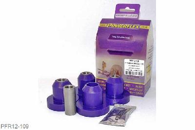 PFR12-109, Citroen Saxo (inc VTS), Rear Beam Mount This bush uses a M12 bolt. Check bolt size. For the earlier cars, which use M10 bolt use bush PFR12-108., 4 stuk(s) benodigd  per auto, 4 stuk(s) in verpakking, prijs per set van 4 stuk(s)