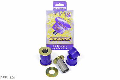 PFF1-801, Fiat Coupe (1993-2000), Brava, Bravo, Marea (1995-2001), Front Lower Wishbone Front Bush These bushes are designed to fit genuine control arms. If non genuine arms are fitted and you find the stainless steel sleeve not to fit onto the wishbone, please contact us with dimensions of the wishbone pin as you will require modified sleeves. WE RECOMMEND THE USE OF LOCTITE 648 OR 848 TO SECURE CENTRE SLEEVE TO ARM, 2 stuk(s) benodigd  per auto, 2 stuk(s) in verpakking, prijs per set van 2 stuk(s)