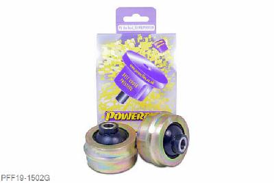 PFF19-1502G, Ford Fiesta Mk7 (2008-), Front Arm Rear Bush, Caster Adjustable PU ball design comes built up, in a press fit capsule, caster adjustable, 2 stuk(s) benodigd  per auto, 2 stuk(s) in verpakking, prijs per set van 2 stuk(s)