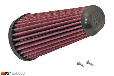 E-0666 K&N Luchtfilter, Porsche Boxster 3.4 2 stuks nodig, 2013-2015