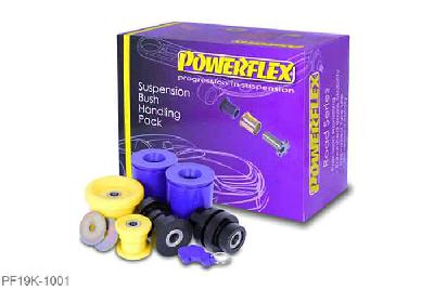 PF19K-1001, Ford Focus Mk1 RS, Powerflex Handling Pack Included within this pack are the following parts:PFF19-8011Front Wishbone Lower Front BushPFF19-803Front Wishbone Lower Rear BushPFF19-806-12Front Lower Engine Mount Bush Kit 12mm, 1 stuk(s) benodigd  per auto, 1 stuk(s) in verpakking, prijs per set van 1 stuk(s)