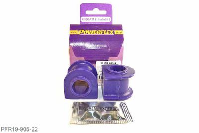 PFR19-905-22, Ford Mondeo (2000 to 2007), Rear Anti Roll Bar Bush 22mm Please check shape of original bush on Ford Mondeo. This bush fits saloon and hatch models only NOT ESTATE VERSIONS. Use either PFR19-905-* or PFR19-1316-* 22mm, 2 stuk(s) benodigd  per auto, 2 stuk(s) in verpakking, prijs per set van 2 stuk(s)