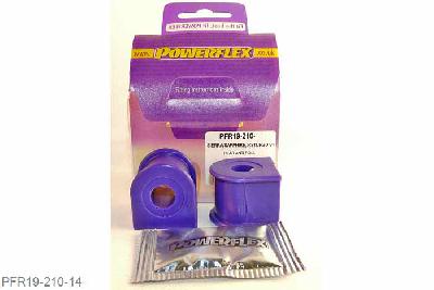 PFR19-210-14, Ford Sierra 4X4 2.8 and 2.9, XR4i (1989 onwards), Rear Anti-Roll Bar Mounting Bush 14mm Check rear roll bar size, especially Sierra XR4i. 14mm, 2 stuk(s) benodigd  per auto, 2 stuk(s) in verpakking, prijs per set van 2 stuk(s)