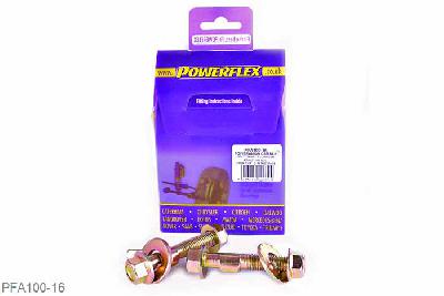 PFA100-16, Honda Civic Mk7 inc. Type-R (2001-2005), PowerAlign Camber Bolt Kit (16mm) Kit contains 2 camber bolts, tab washers and nuts. Camber adjusting bolt to replace the original 16mm bolt.   Why not add our Magnetic Camber Gauge to your tool kit so that you can make pit garage adjustments to your suspension using PowerAlignCamber Bolts....ClickHEREfor more information. 16mm, 1 stuk(s) benodigd  per auto, 1 stuk(s) in verpakking, prijs per set van 1 stuk(s)