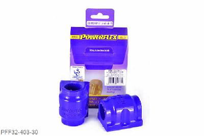 PFF32-403-30, Landrover Discovery 3 (2004 - 2009), Front Anti Roll Bar Bush 30mm This part replaces OE numbers: LR015339, LR018346 and LR018347. Fits Range Rover Sport models without Ace suspension. 30mm, 2 stuk(s) benodigd  per auto, 2 stuk(s) in verpakking, prijs per set van 2 stuk(s)