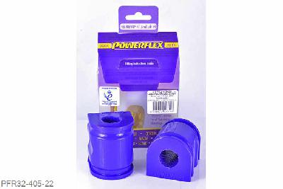 PFR32-405-22, Landrover Discovery 4 (2009 on), Rear Anti Roll Bar Bush 22mm This part replaces OE numbers: LR015336 and LR018354. Fits Range Rover Sport Models without Ace Suspension. 22mm, 2 stuk(s) benodigd  per auto, 2 stuk(s) in verpakking, prijs per set van 2 stuk(s)